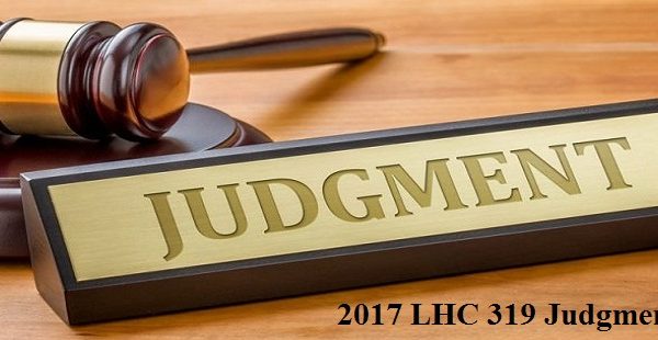 2017 LHC 319 Judgment Writ Petition For Service Promotion